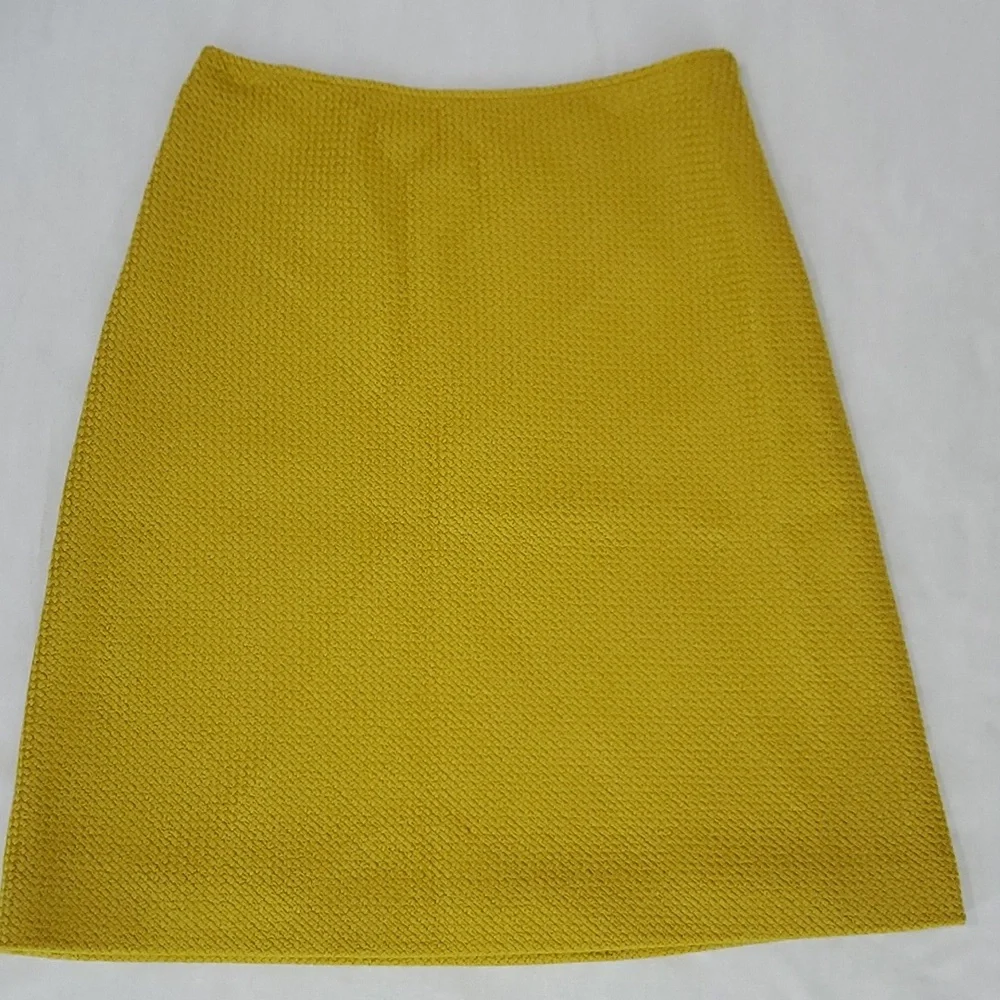 Philosophy Di Alberta Ferretti Vintage Wool Retro Mod Mustard Jacket Skirt Suit - Picture 14 of 16